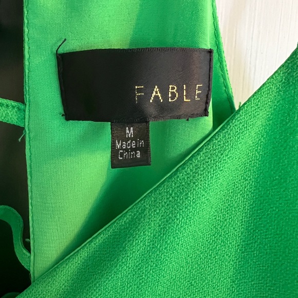 FABLE Wrap Dress with caged back - Picture 6 of 7